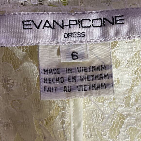 Evan Picone Lacey Cardigan Sheer Floral Tie Front Dress Jacket Top Size 6 Small - Picture 7 of 10
